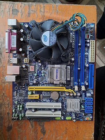 dvd rw: Kompüter hissələri dəsti - Anakart: Foxconn G31MX-S (Intel G31 — 2