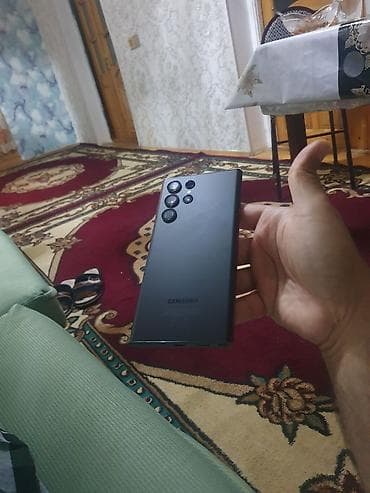 smart android box: Samsung Galaxy S22 Ultra, rəng - Qara, Simsiz şarj — 9