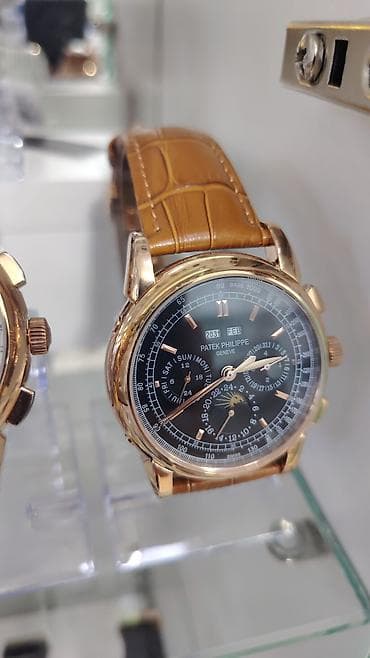cib saati: Patek Philippe Geneve kişi qol saatı – klassik üslubda, çoxfunksiyalı — 8