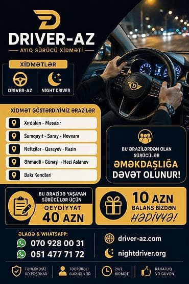 bakı qebele avtobus: Taksi sürücüsü tələb olunur — 1