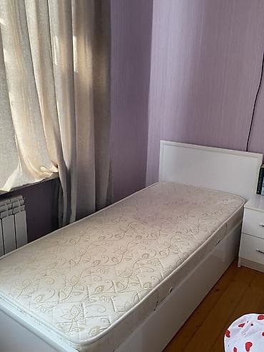 matras ucuz: Təknəfərlik çarpayı, Matras ilə — 2