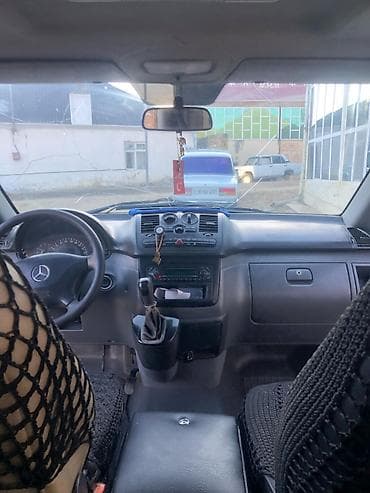 mersedes maşin: Mercedes-Benz Vito minivan - Korpus: tünd bordovı rəng, sürgülü yan — 6