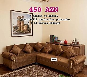usdular: Künc divan, Qonaq otağı üçün, Açılan — 2