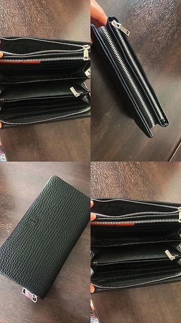 Qara dəri pulqabı/klatç - Material: toxumalı fakturalı dəri - Rəng lalafo.az -da Qara dəri pulqabı/klatç - Material: toxumalı fakturalı dəri - Rəng