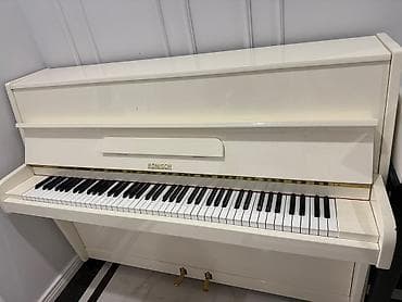 gitara akustik: Rönisch Upright Piano – ağ rəng, yüksək parlaq (polished) korpus - — 1