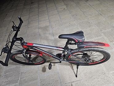 alman velosiped: Dağ velosipedi – 26” təkərli, amortizatorlu, disk əyləcli - Çərçivə — 3