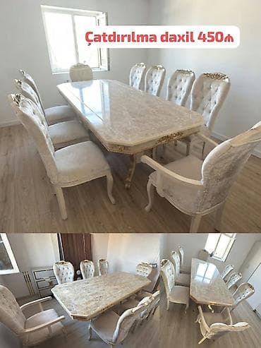 Masa dəsti satılır çatdırılma daxil 450₼. Ünvan Bakıxanov. Fatimə99