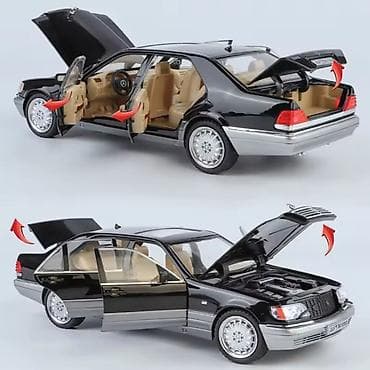 2107 modeli: Maket avtomobil – Mercedes-Benz S-Class W140 (miqyas 1:18) - Korpusu — 1