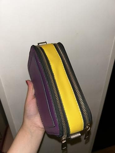 marc jacobs: Çiyin çantası – mini “camera bag” formatı - Rəng: bənövşəyi ön hissə — 6