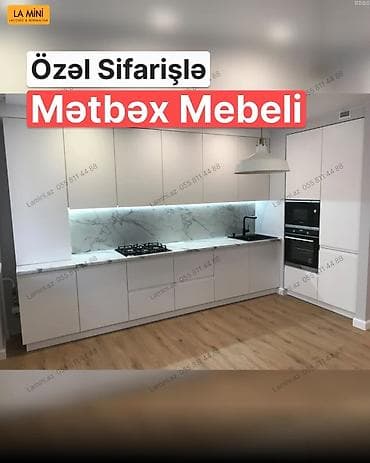 Özəl sifarişlə mətbəx mebeli – müasir, minimalist dizayn - lalafo.az -da Özəl sifarişlə mətbəx mebeli – müasir, minimalist dizayn -