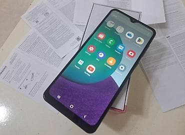 Samsung Galaxy A02, 32 GB, rəng - Göy, İki sim kartlı, Face ID, Düyməli lalafo.az -da Samsung Galaxy A02, 32 GB, rəng - Göy, İki sim kartlı, Face ID, Düyməli