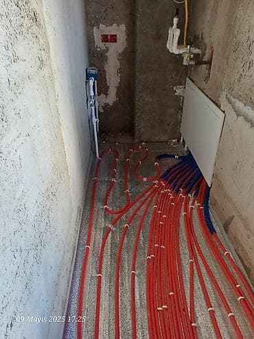 Сантехнические работы: Xidmət: Su əsaslı isti döşəmə sistemlərinin quraşdırılması Təsvir: - — 9