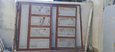 İşlənmiş Dəmir Həyət darvazası, 282 m, Mexaniki, Qapı ilə, rəng - Qəhvəyi