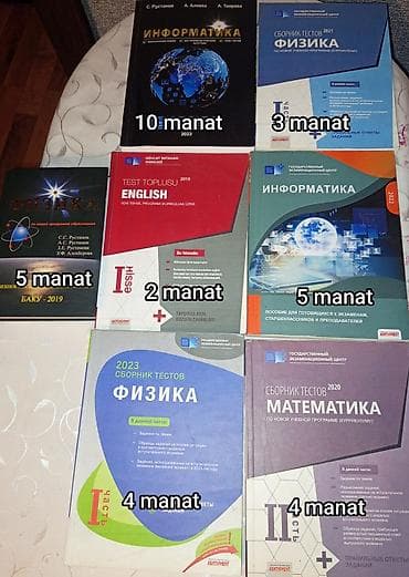 testler 2020: Dərs vəsaitləri və test toplusu kitabları Məzmun: - Riyaziyyat — 2