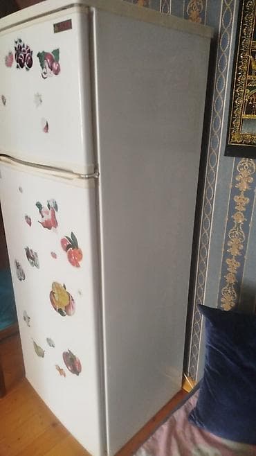 ev soyducu: İki qapılı məişət soyuducusu - Üst hissədə dondurucu bölmə, alt — 2