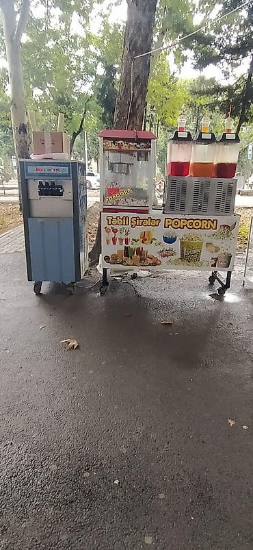 Popkorn, dondurma və təbii şirə satışı üçün komplekt avadanlıq paketi lalafo.az -da Popkorn, dondurma və təbii şirə satışı üçün komplekt avadanlıq paketi