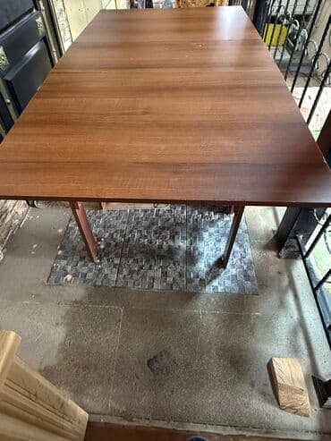 стол для балкона: Гостиный стол, Б/у, Складной, Ламинат, Прямоугольный стол — 2