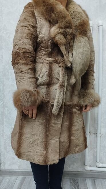 Kürk, XL, rəng - Bej