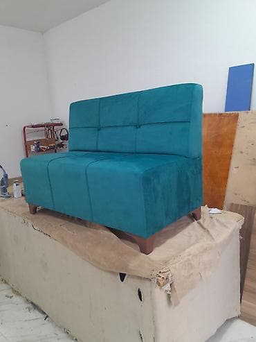 kafe divan: Mini-divan, Qonaq otağı üçün, Vеlur parça, Açılmayan — 1