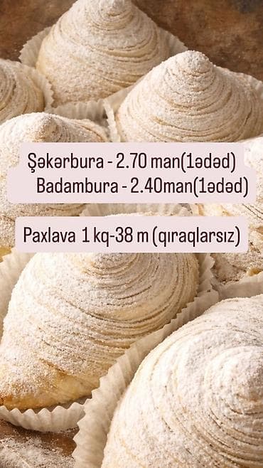 arpa unu satışı: Milli şirniyyatlar – əl işi - Qat-qat badambura və şəkərbura: xəmiri — 1