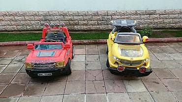 ev masin: Uşaq elektrik avtomobilləri – 2 model birlikdə - Model 1: Qırmızı — 4