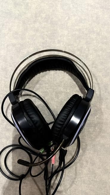 razer qulaqlıq: Oyun qulaqlığı – 3.5 mm + USB bağlantılı, kabel üzərində mikrofon - — 3