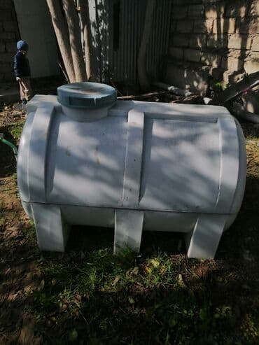 купить пластиковый бак для воды: Bak, Plastik, 1000 l l, İşlənmiş, Ünvandan götürmə — 2