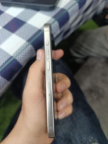 iphone 17 qiyməti: IPhone 15 Pro, 128 GB, Gümüşü, Face ID — 5