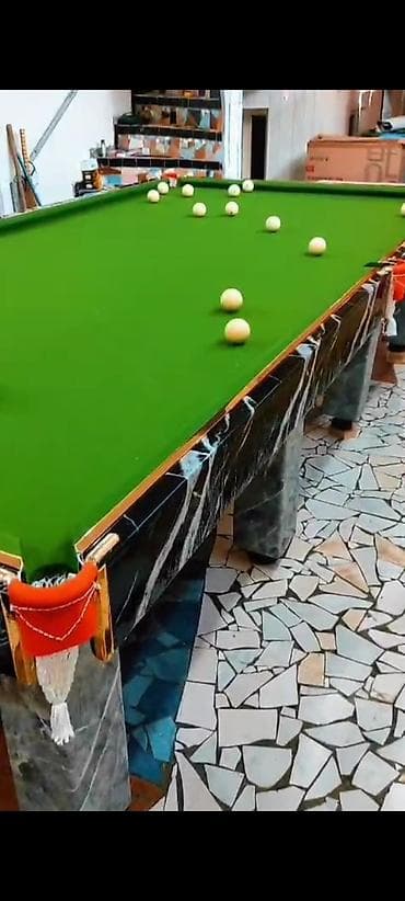 Kitablar və jurnallar: Bilyard/Qaraşalvar stolu - Tam ölçülü klassik bilyard stolu – yaşıl — 2