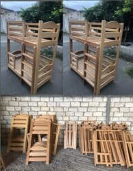 bağça üçün: 29 eded bağça üçün kravat. Ölcu 120/67.Fisdiq agacindan hazirlanib 1 — 1