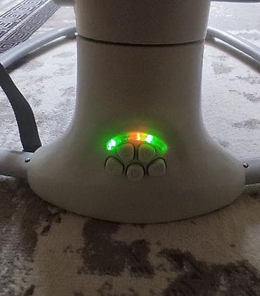 qiz resmi: Uşaq üçün elektrikli beşik/sallanacaq kreslo - Yumşaq matrast və baş — 4