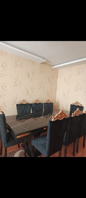 сколько стоит айфон 8 в баку: Qonaq otağı üçün, Dördbucaq masa, 8 stul — 3