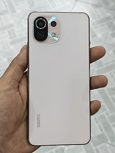 Xiaomi Mi 11 Lite, rəng - Çəhrayı, 
 Barmaq izi
