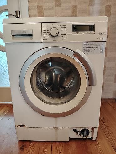 Siemens önyükləməli paltaryuyan maşın + ağac yemək masası (2 məhsul