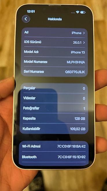 iphone 11pro: IPhone 13, 128 GB, Çəhrayı, Face ID — 5