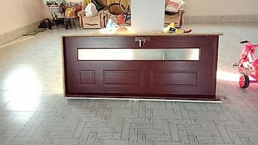 Taxta giriş qapısı - Material: möhkəm MDF/taxta üzlüklü panel, tünd lalafo.az -da Taxta giriş qapısı - Material: möhkəm MDF/taxta üzlüklü panel, tünd