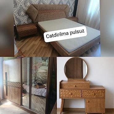 İkinəfərlik çarpayı, Dolab, Termo, 2 tumba, İşlənmiş