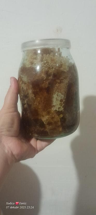 Təbii arı məhsulları – bal və pətək balı - Şüşə bankalarda təbii bal