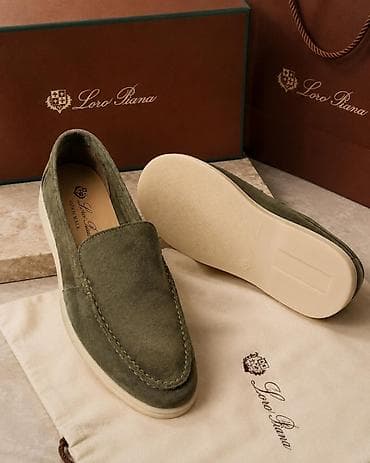 Loro Piana Summer Walk mokasinləri - Material: Zərif süet (üst — 5