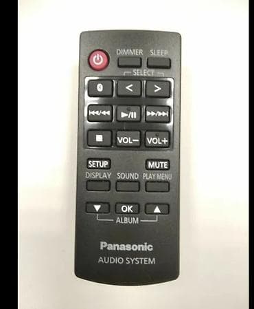 video reqistrator: Panasonic Audio System üçün orijinal pult. Musiqi mərkəzi Panasonic — 1