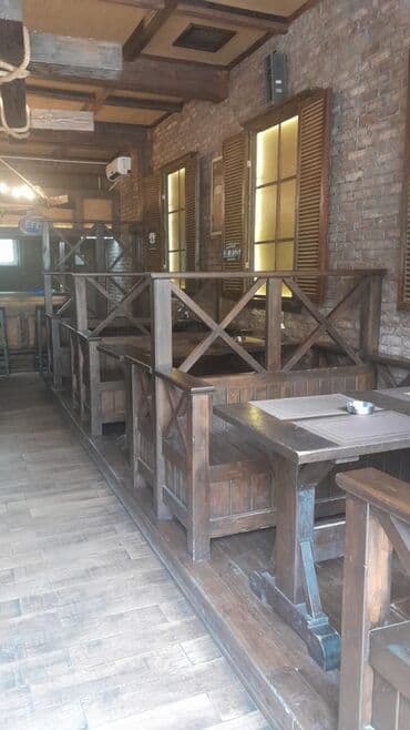 барные столы и стулья: Skameykalar ilə, Dördbucaq masa — 1