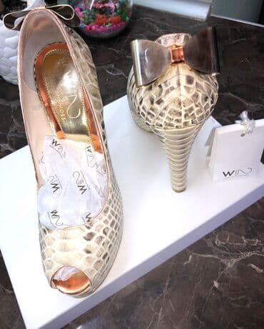 крем невесты цена бишкек: Tuflilər, Ölçü: 37.5, rəng - Bej, İşlənmiş — 2