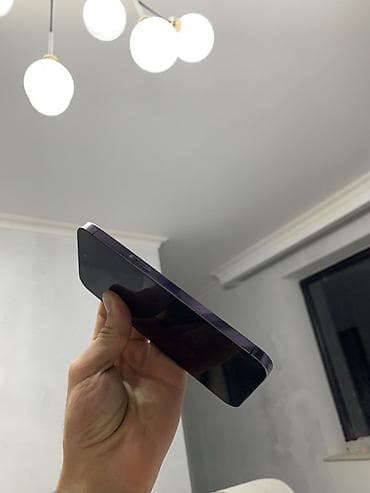 14 pro barter: IPhone 14 Pro Max, 128 GB, Deep Purple, Qırıq — 5