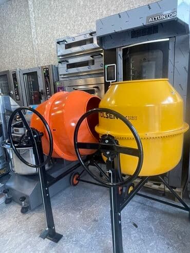 купить бетономешалку бу: 200 LT -850 azn (0/ faz) 400 LT -3200 azn (3 faz). WOKIN brendinin — 6