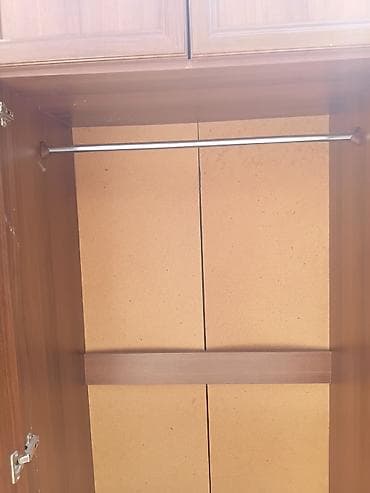 Мебель: Iki bölməli paltar şkafı - Material: ağac teksturalı laminat/MDF - — 1