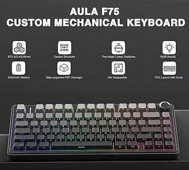 blue house: Aula f75 moonlight mexaniki keyboard bu giymete yalniz bizde bizle — 2