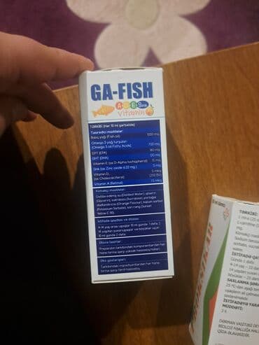 desol omega 3 tərkibi: Məhsul: MarsaVit Baby – multivitamin siropu, 150 ml Təsvir: - Uşaq — 8