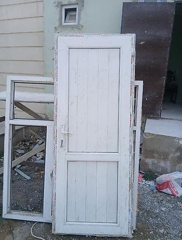 İşlənmiş Plastik qapı Çərçivə ilə, Zəmanətsiz, Ödənişli çatdırılma — 1