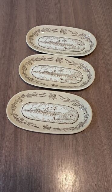 Otaq bitkiləri: Boşqablar, 6 ədədli dəst, SSRİ — 5