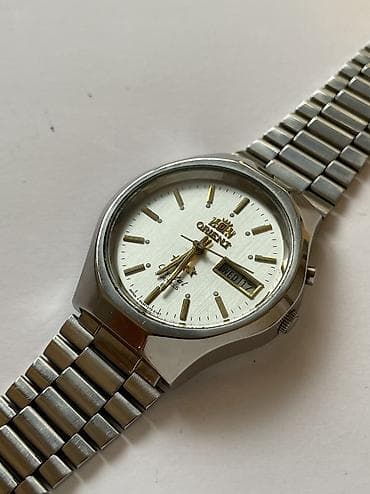 casio edifice saat: İşlənmiş, Qol saatı, Orient, rəng - Boz — 2